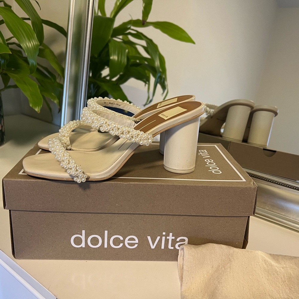 Dolce Vita Noel heels - worn once on wedding day